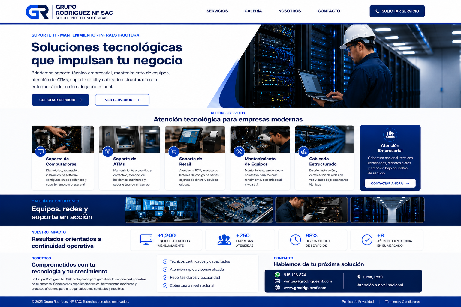 Grupo Rodriguez NF SAC - Soluciones Tecnológicas